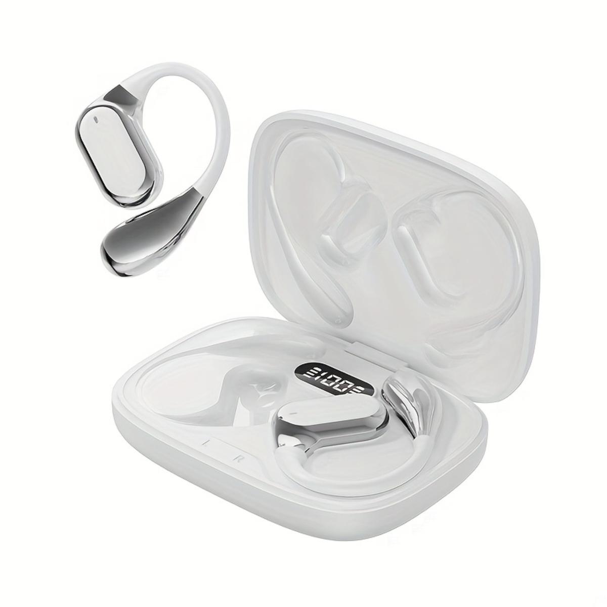 

Настоящая беспроводная гарнитура — игровая гарнитура, HD-звонки, спортивная гарнитура, умная гарнитура, зарядка через USB, сенсорное управление, управление без помех, беспроводная гарнитура белый