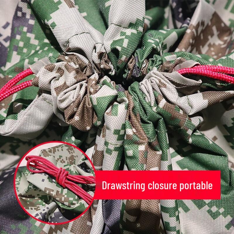 Extra-Large Waterproof Camouflage Oxford Drawstring Storage Bag
