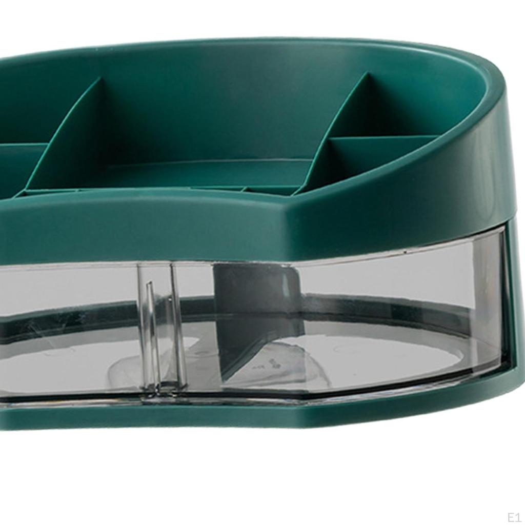 Jewelry Container with Rotatable Drawers Cosmetic Storage Box for Lipstick Dorms