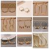 Classic Women's Earrings Fashion Inlaid Winding Copper Quality High-grade Niche Design Sense Trend Party