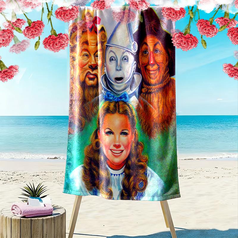 Fantasy Adventure Journey beach towel Outdoor camping soft quick-drying swim towel Absorbent bath towel swim printing Outdoor picnic beach mat