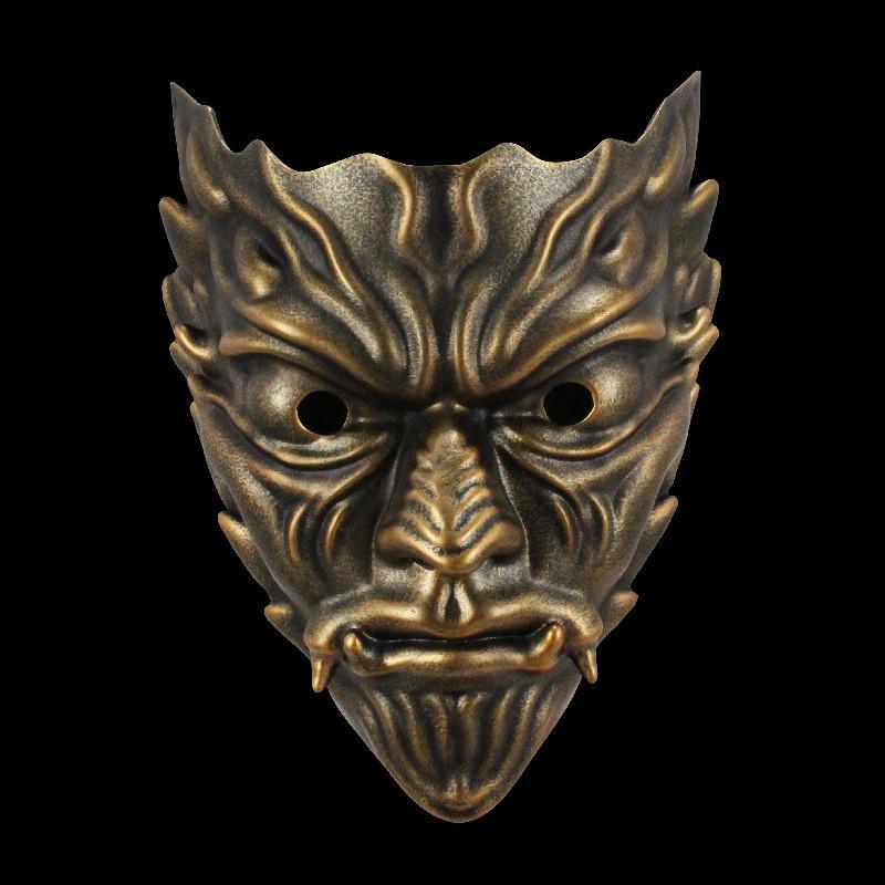 Wizard Mythical Devil Resin Mask Role Play Prop For Halloween Christmas And