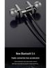 Premium Neckband Wireless Bluetooth Headset: Ultra-Long Battery, High-End Sound, Noise Cancelling In-Ear Sport Earbuds