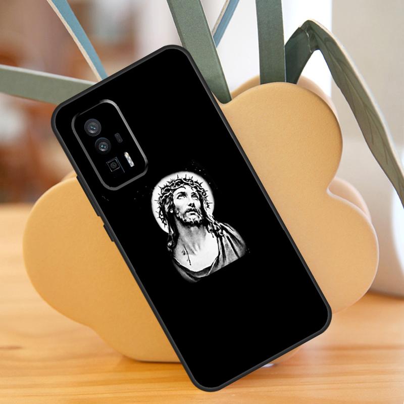 Christian Jesus Case For Xiaomi 14 13 Ultra 11T 12T 13T Pro 12 Lite POCO F6 F5 X6 M6 Pro X5 X3 F3 M5s Cover