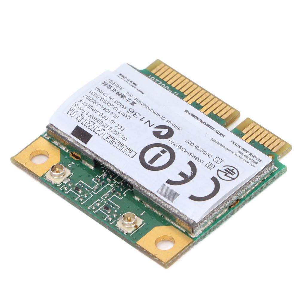 Network Card 2.4GHz 300Mbps Mini PCI E Good Compatibility Wireless Network Adapter