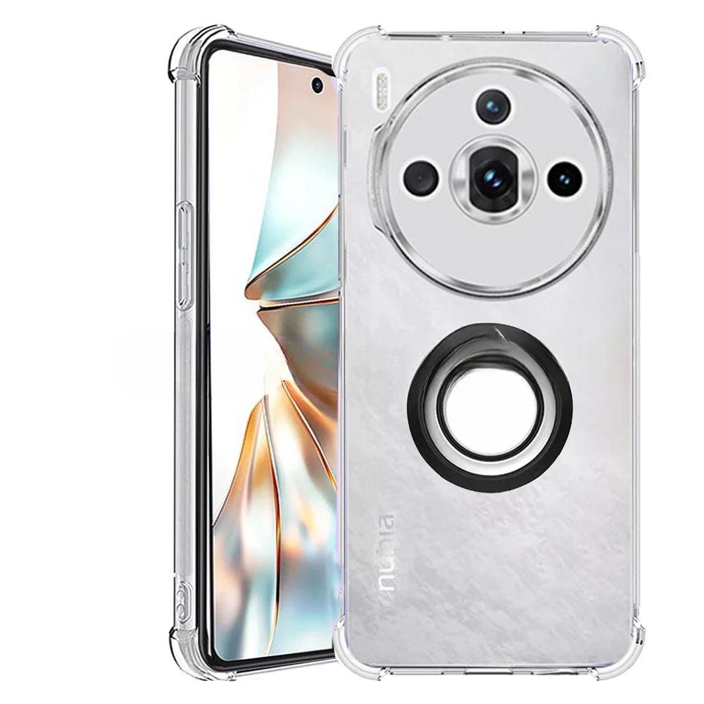 

Для POCO X7 Pro X 7 Чехол Магнитный держатель кольца Чехол для Xiaomi POCOX7pro Redmi Turbo 4 Note 14 Pro Plus Note14 Противоударные прозрачные силиконовые мягкие чехлы POCO X7 pro чёрный