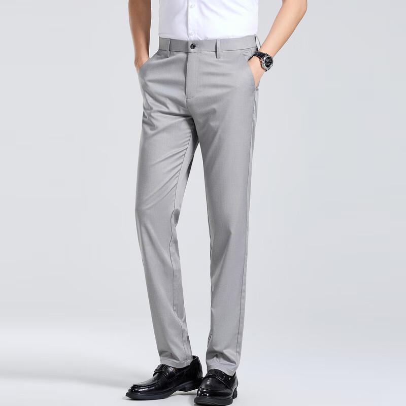 Men's Elastic Waist Business Casual Pants