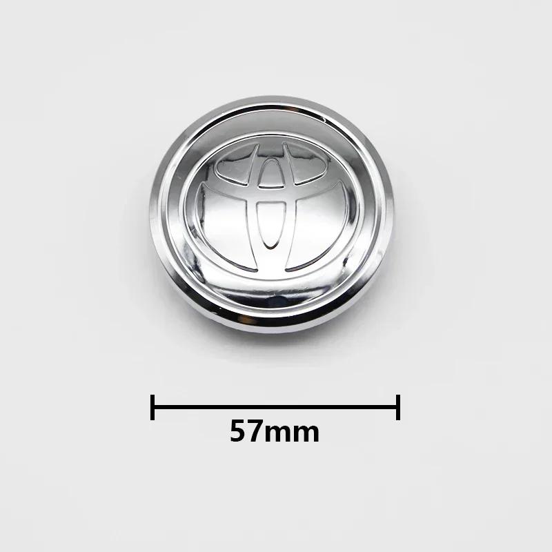 

4 шт. 57 мм + 62 мм Колпачок ступицы колеса автомобиля Значок Для Toyota C-hr Prado Rav4 Yaris Hilux Prius Avensis Corolla Camry crown