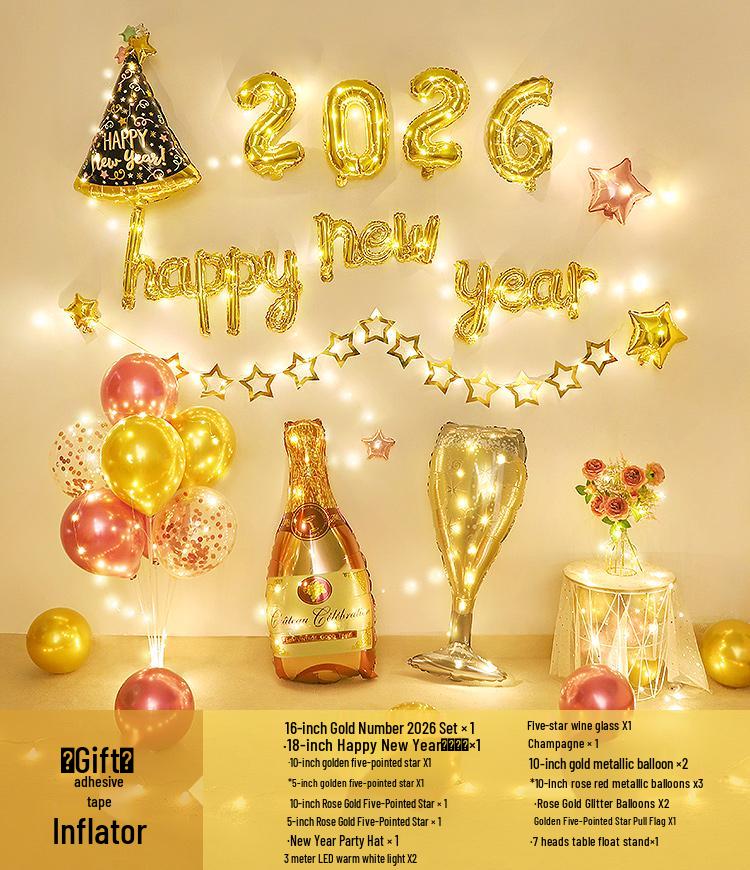 2026 New Year Celebration Balloons - Year of the Horse Spring Festival Atmosphere, Ideal for Company Events and Background Decorations