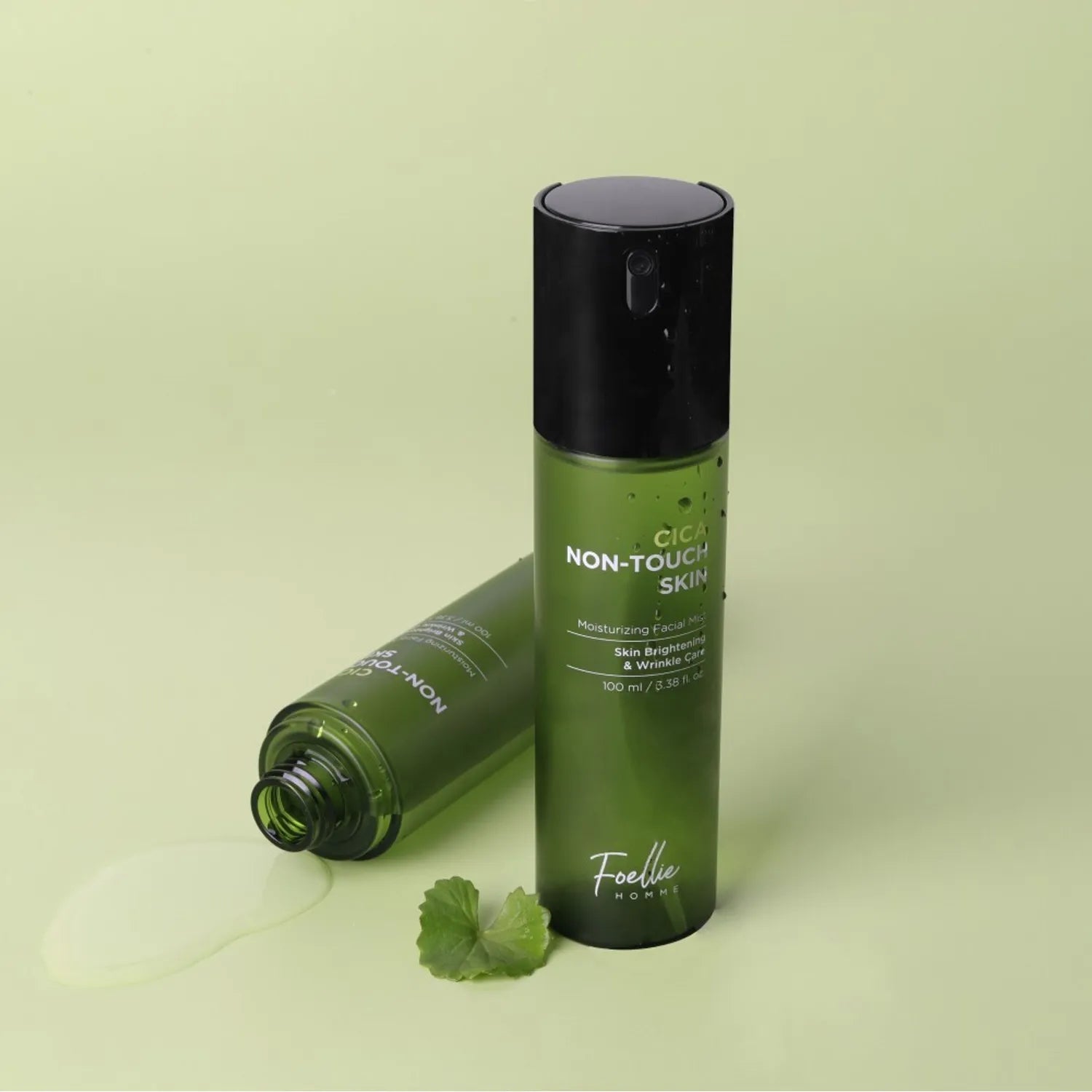 Foellie Homme Cica Non Touch Mist Skin 100ml | Presenting Hydrated Texture, Brightening, Smoothing Texture 100ml