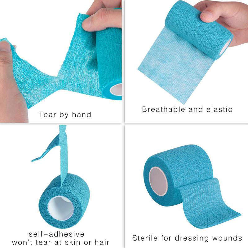 10cm*4.5m Colorful Sport Self Adhesive Elastic Bandage Wrap Tape Elastoplast For Knee Support Pads Finger Ankle Palm Shoulder