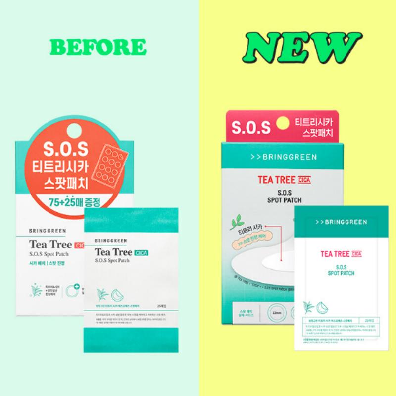 Bring Green Tea Tree Cica SOS Spot Patch 75+25 Patches
