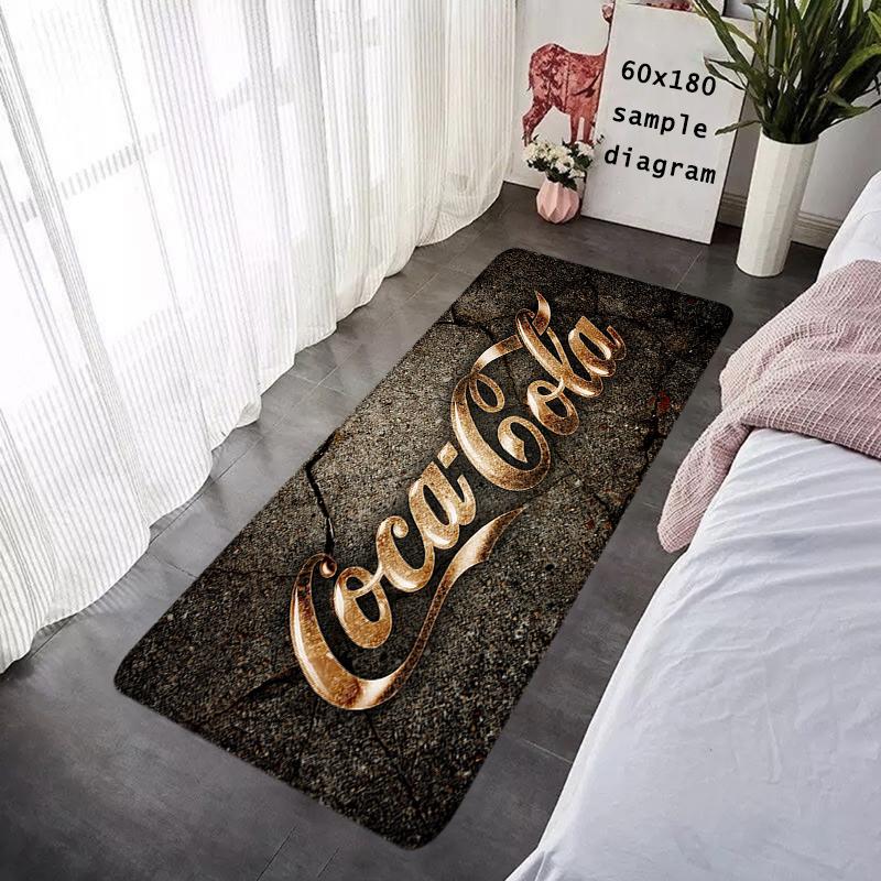 Floor Mat Non-slip Foot Rug for Entryway Cocas Hallway Carpet Colas Kitchen Water Adsorbed Rugs Fluffy Bedside Mats Home Decor