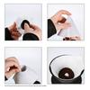 Silicone Coffee Filter Cup Multifunctional Foldable Coffee Filter Drip Coffee Tea Holder Funnel Reusable Outdoor Coffee Filter