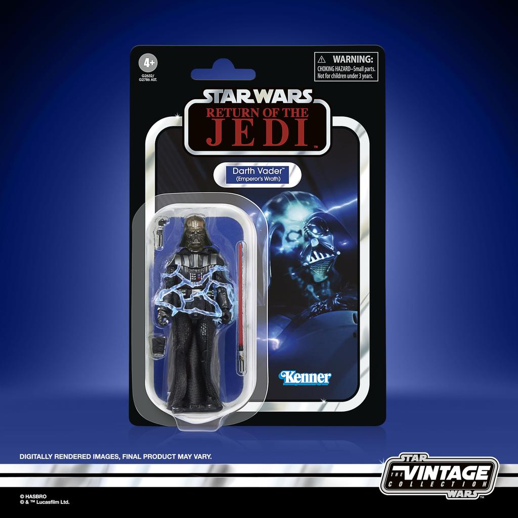 Hasbro Star Wars Vintage Collection Star Wars Episode Return of the Jedi Darth Vader Premium Collectible Action Figure G2632 Authentic VI (Emperor's