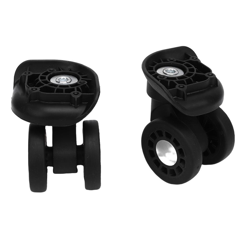 1 Pair Luggage Suitcase Wheels Trunk Luggage Wheels Spare Part Universal Wheel Replacement Silent Double Row