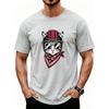 Unisexs Motorcycle Cat TShirt Cotton Biker Cat Graphic Tee Loose Fit Crew Neck Short Sleeve Breathable Antibacterial Summer Top