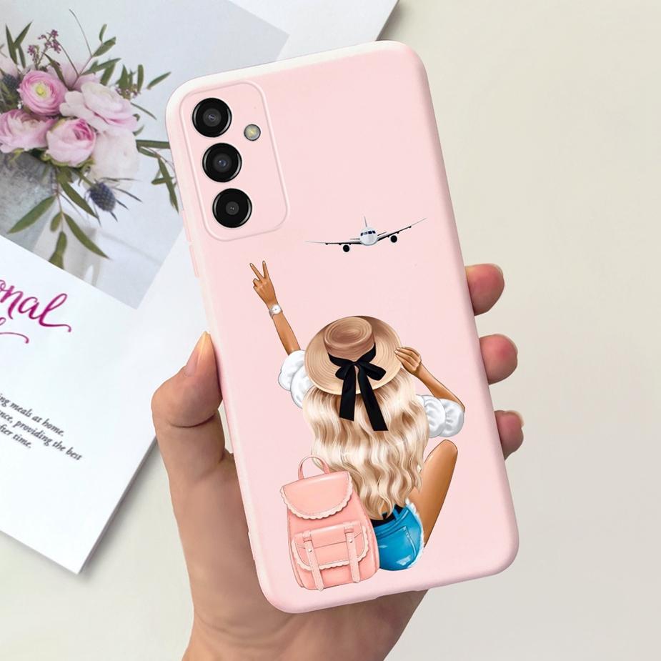 For Samsung Galaxy M13 4G Case SM-M135F New Fashion Cartoon Cover  Soft Silicone Phone Case For Samsung M13 M 23 Galaxy M23 Bags