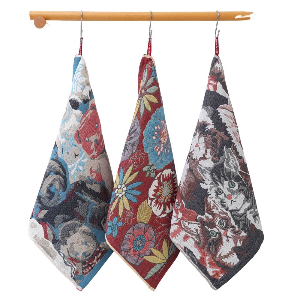 37x40cm Large Hand Towel Quick Dry Tea Towel High Quality Pure Cotton Dish Cloth  Home Restaurant