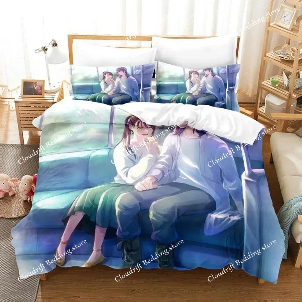 Anime Movie Suzume No Tojimari Bedding Set Boys Girls Twin Queen Size Duvet Cover Pillowcase Bed Kids Adult Home Textileextile