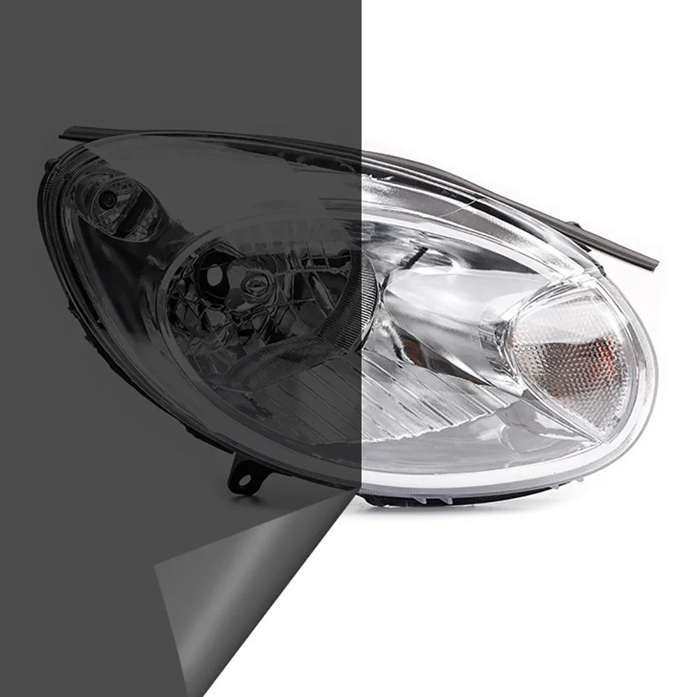 

40cm Car Headlight Taillight Smoke Black PVC Films Tint Headlight Taillight Wrap Cover Stickers for Motorcycle Car Accessories 40cmx60cm матовый черный
