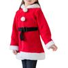 Santa Santa Claus Cosplay Baby Kids Costume Christmas Jacket Fleece Girl Red 80cm 1099280607RE80