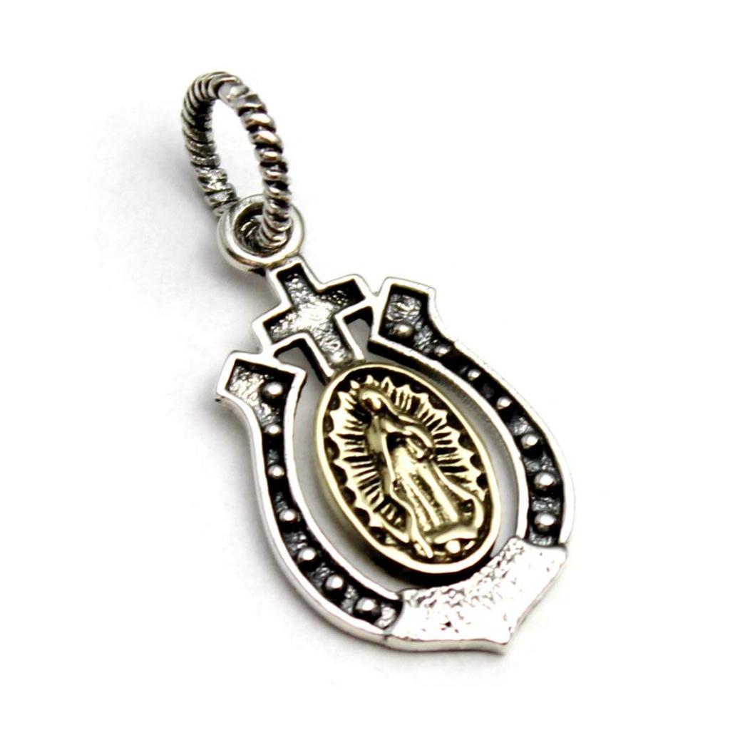 Mexic Mary Virgin Pandantiv Potcoava Vibrații bune