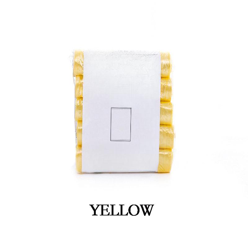 5 rolí 1 balení 100 ks Jednorázový sáček na odpadky pro domácnost Kuchyně Úložné sáčky na odpadky Čištění sáček na odpad Plastový sáček