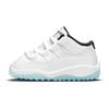 Air Jordan 11 Retro Low TD Legend Blue Baby-Sneaker Weiß Schwarz 505836-117