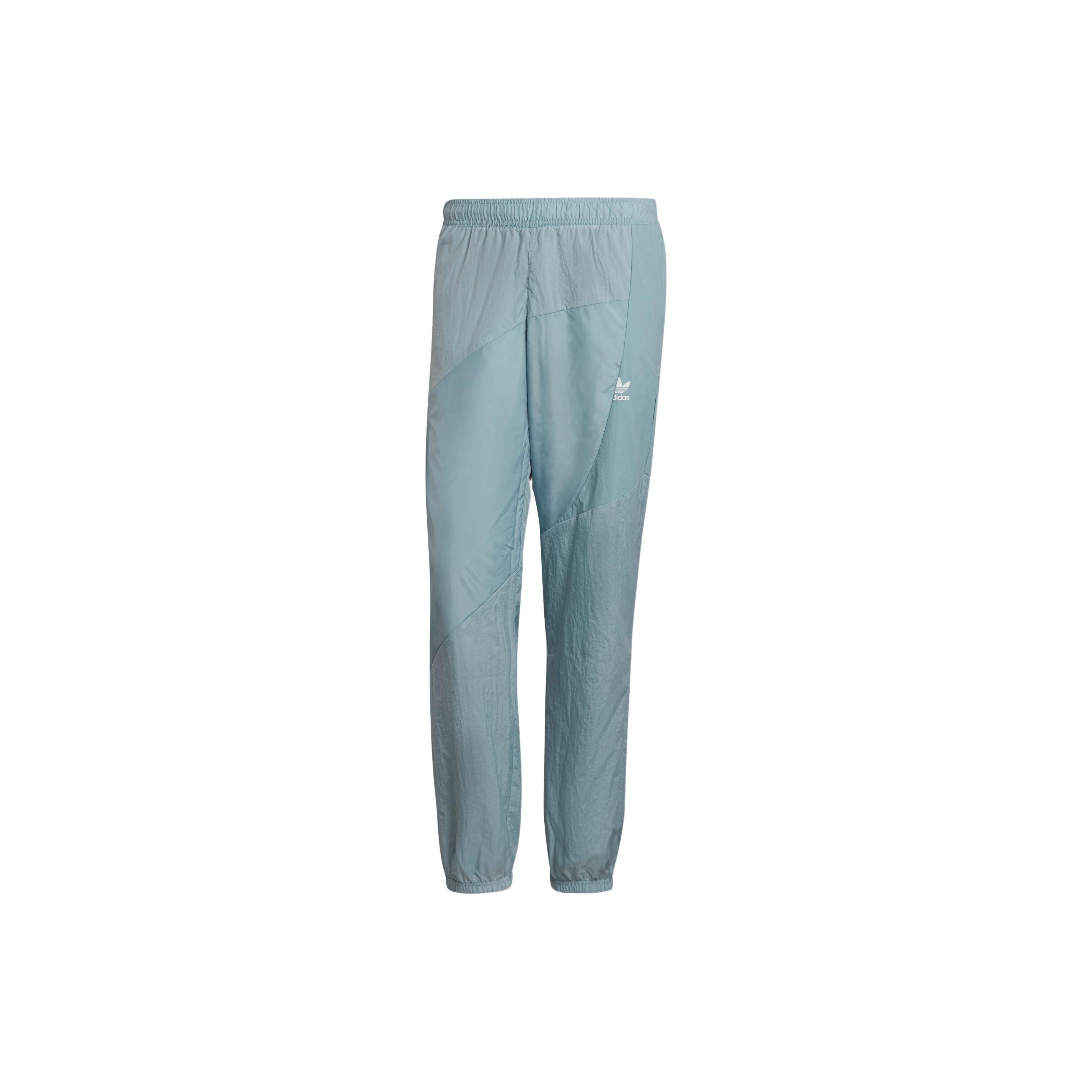 adidas Originals Unisex Adicolor Fabric Block Woven Joggers Cyan HC4513 XS