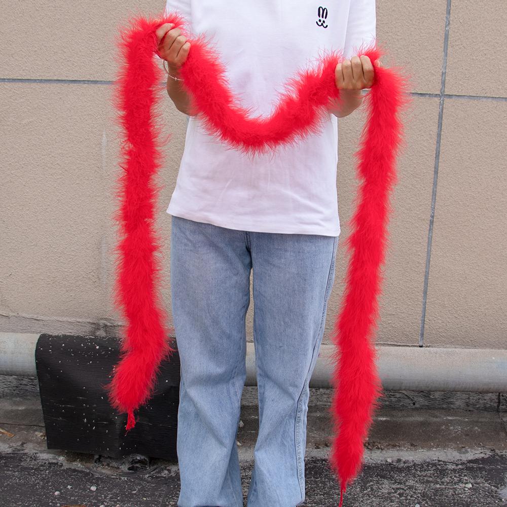 2M Turkey Marabou Feather Boa 11-50g for Scarf Clothing Christmas tree Decor Shawl Craft Costume Wedding Dress Plume Accessories