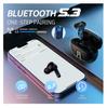 Wireless Earphone Bluetooth 5.3 Headphone 60H Playback LED Power Display Ear Buds Mic Noise Cancellation Stereo Sound Earphones