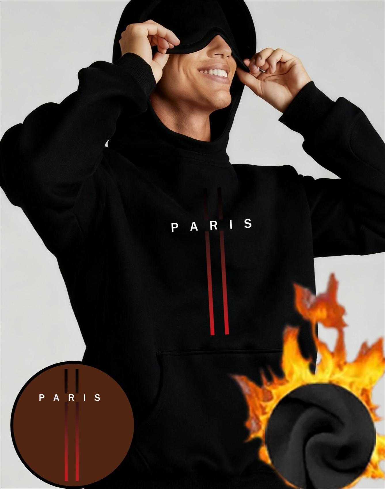 Быстрые перерывы: Минималистичное мужское худи с маской для глаз XXL чёрный