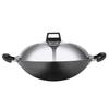 Debo Cast Iron Wok with Double Handles