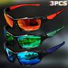 3PCS Polarized Sports Fashion Glasses with Color Changing Lenses, High-Quality Anti-Glare Eyewear For, and Driving 3253