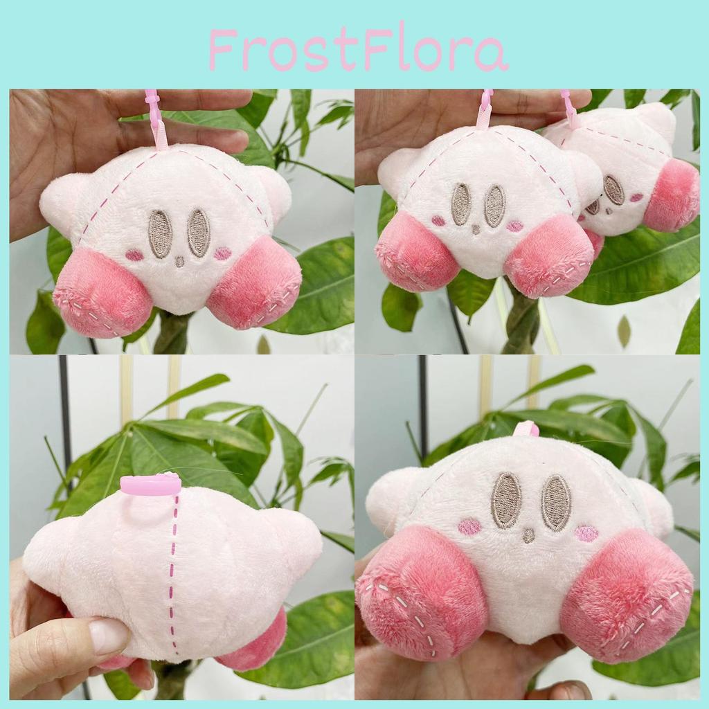 Charming Pink Kirby Plush Doll Keychain Soft Toy For Birthday And Collectibles