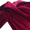 Pleated Muslim Hat Head Wrap Velvet Double Layer Chemo Caps Bright Color Headwear Women