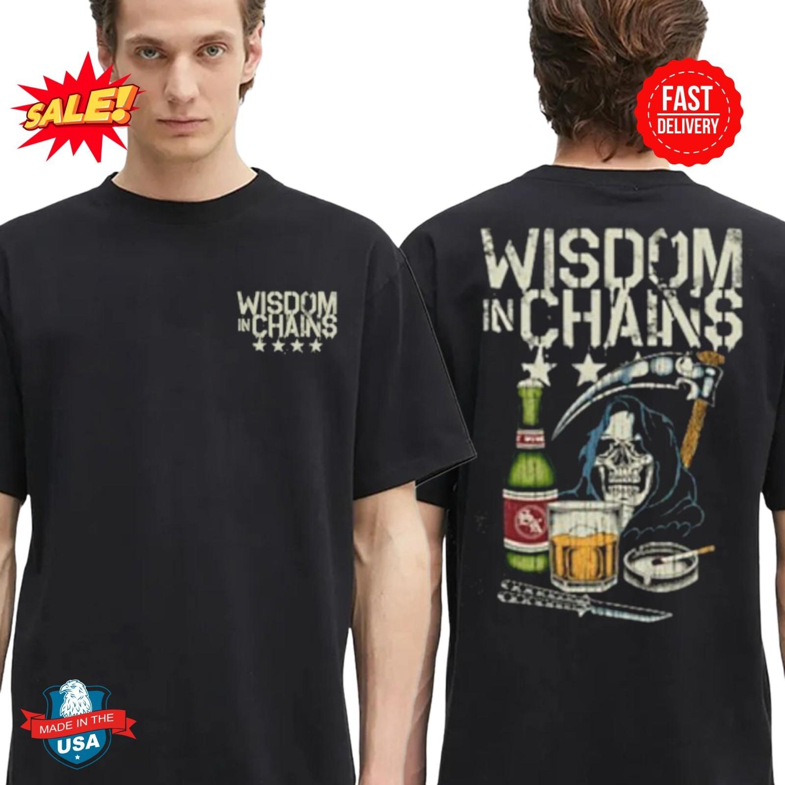 

Wisdom In Chains Merch Tee Ballad Of Antonio 2025 Two Sided T-Shirt Unisex T-Shirt XXL