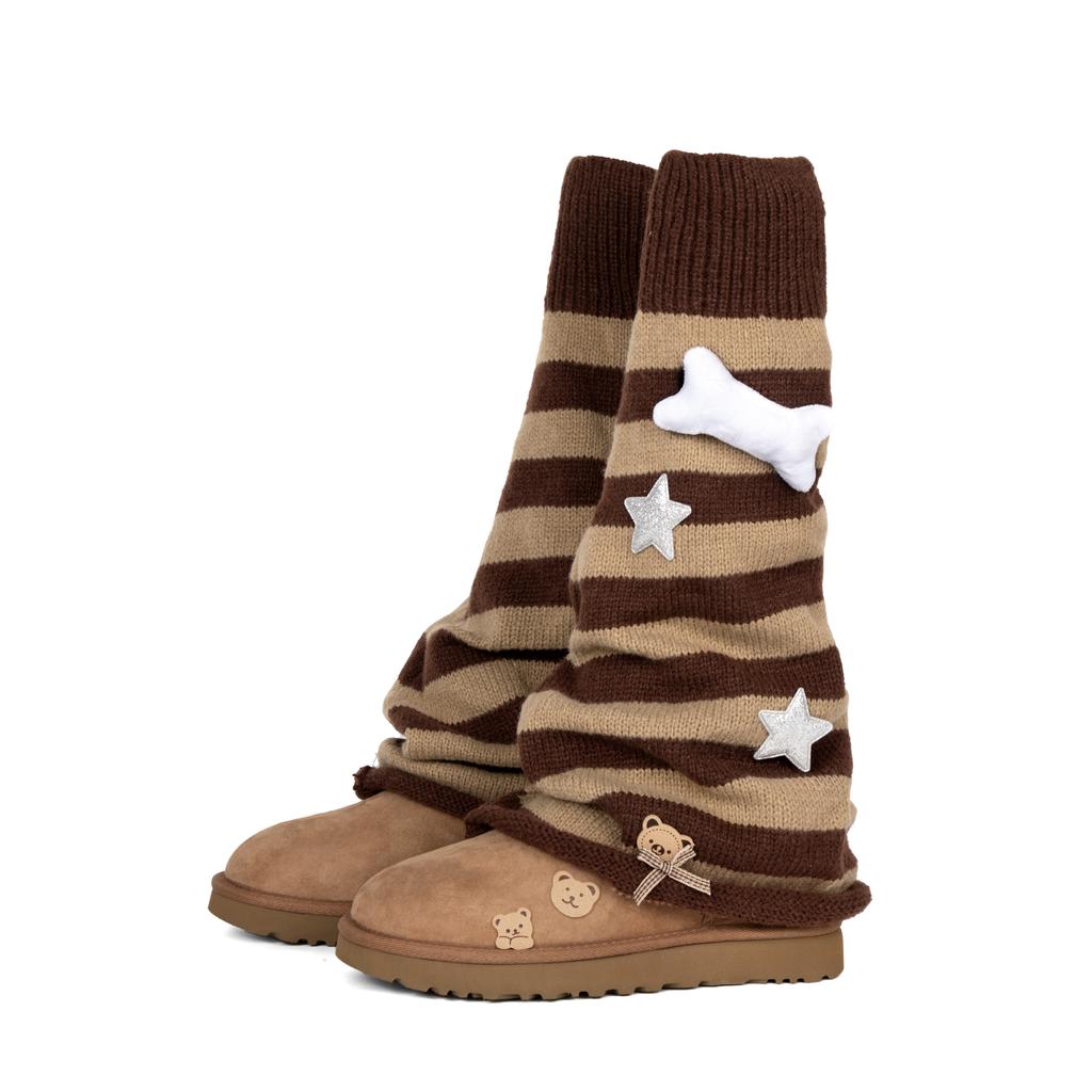 UGG CLASSIC ULTRA MINI Sheepskin Snow Boots Women's Brown 1016222-CHE(Team186-)