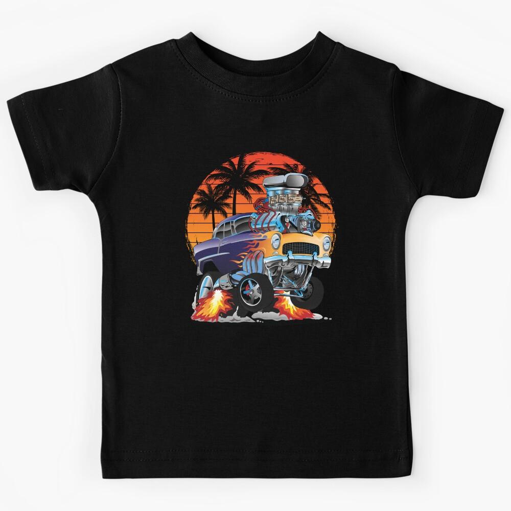 Muscle Cars Hot Rods and Street Machines Beach Vacations Kids T-Shirt 140