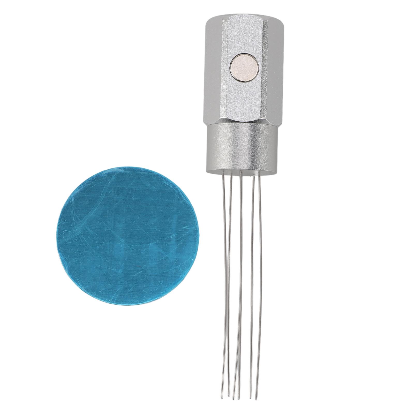 

Инструмент для распределения кофе. Магнитная абсорбционная игольчатая мешалка для кофе. Silver