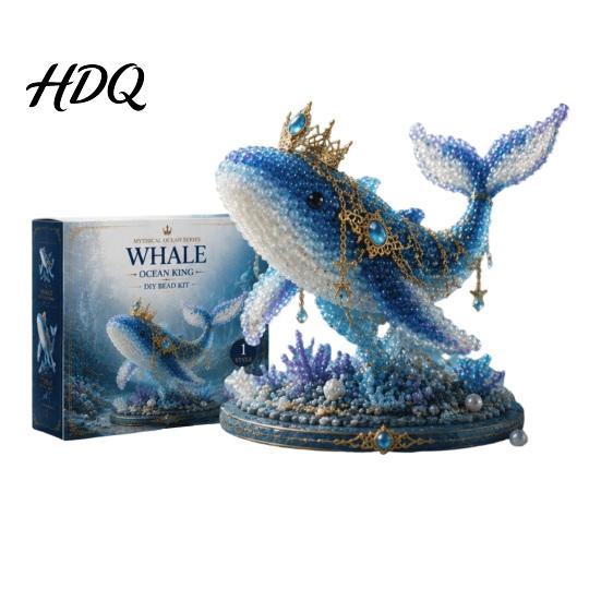 Marine Decor DIY Kit Mythical Ocean Bead for Beginners 3D Beaded Animal Making with Instructions Sea Creatures Beads Unique Designs and Pattern