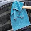 Large 35x75cm Car Wash Towel Absorbent Coral Velvet Ultra-Soft Drying Cloth Car Detailing Household Cleaning Tools