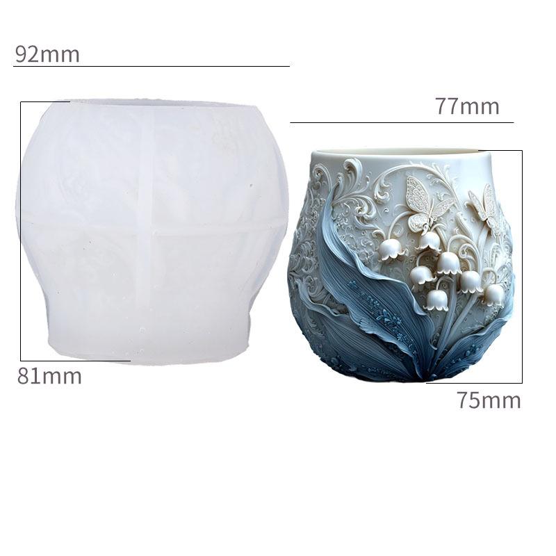 

Cement Plaster Cup Mold Storage Aromatherapy Cup Mold Silicone Mold Silicone For Diy Projects Home Decor Art Crafts белый