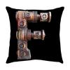 Luxury Home Decor Pillow Cover Car Living Room Sofa Cushion Cover Mechanical Style Letter Pattern Cushion Cover