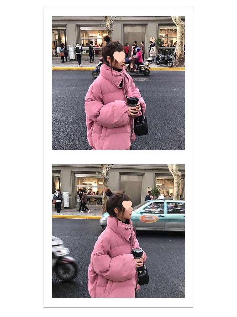 Women's Spring/Summer Loose Fit Korean-Style Thickened Cotton-Padded Coat