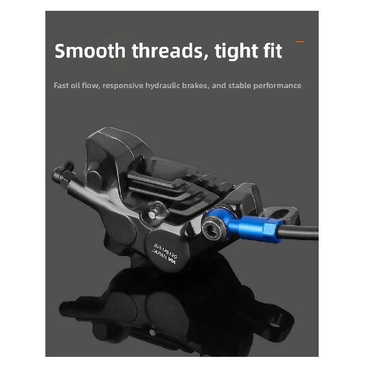 ENLEE Bicycle Five-wire Oil Needle, Hydraulic Brake Oil Disc Connector Modification Accessories for SLX/XT/XTR