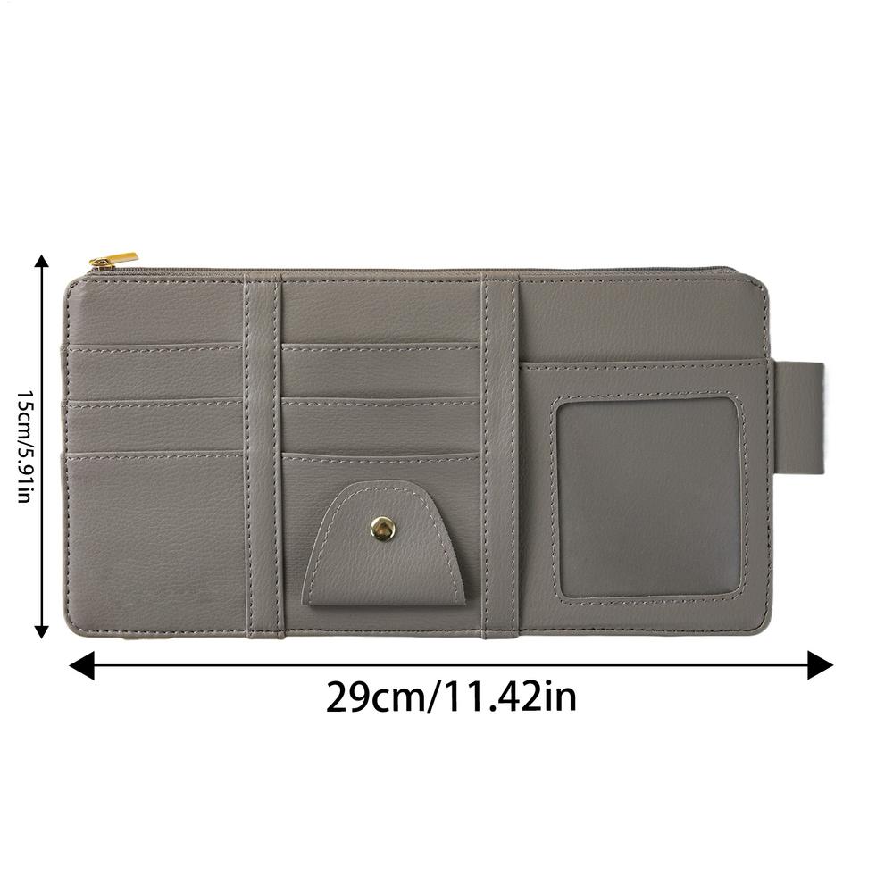 Sun Visor Organizer Sunshade Holder Pocket Car Sunshade Storage Bag For Truck SUV RV Sedan Vehicle Daily Commuting Travel