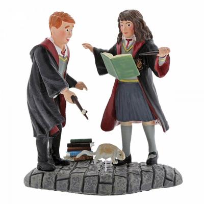 [A1994] - 'Harry Potter' resinová figurka Hermiona a Ron - výška 7 cm (Wingardium Leviosa)