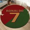 CR7 Round Area Rug,Carpet Rug for Living Room Bedroom Sofa Playroom Decor,Non-slip Floor Mat